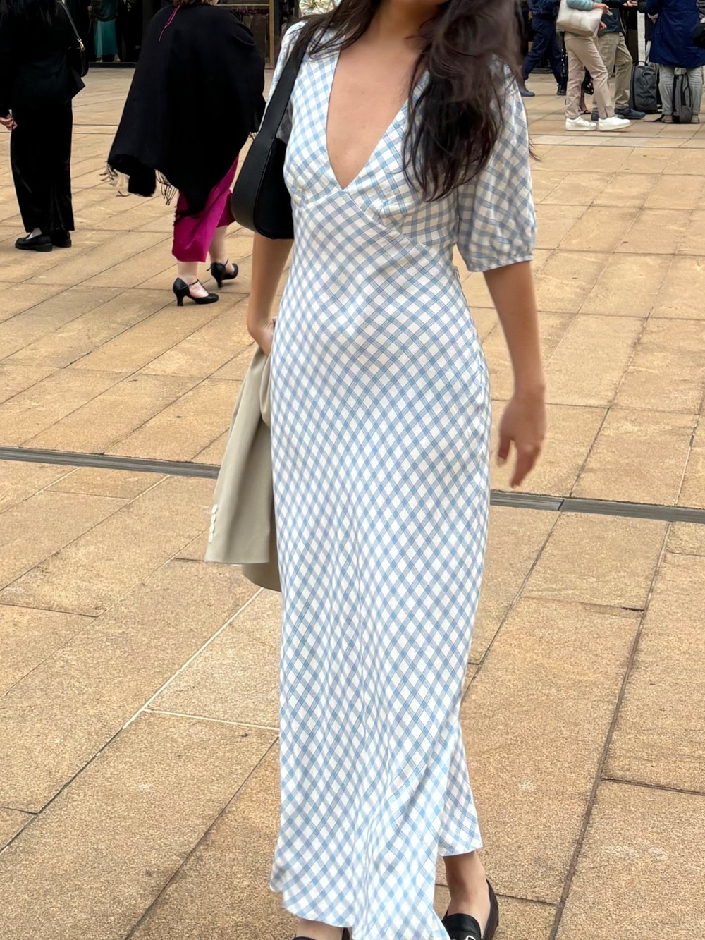 RIXO Steph midi dress